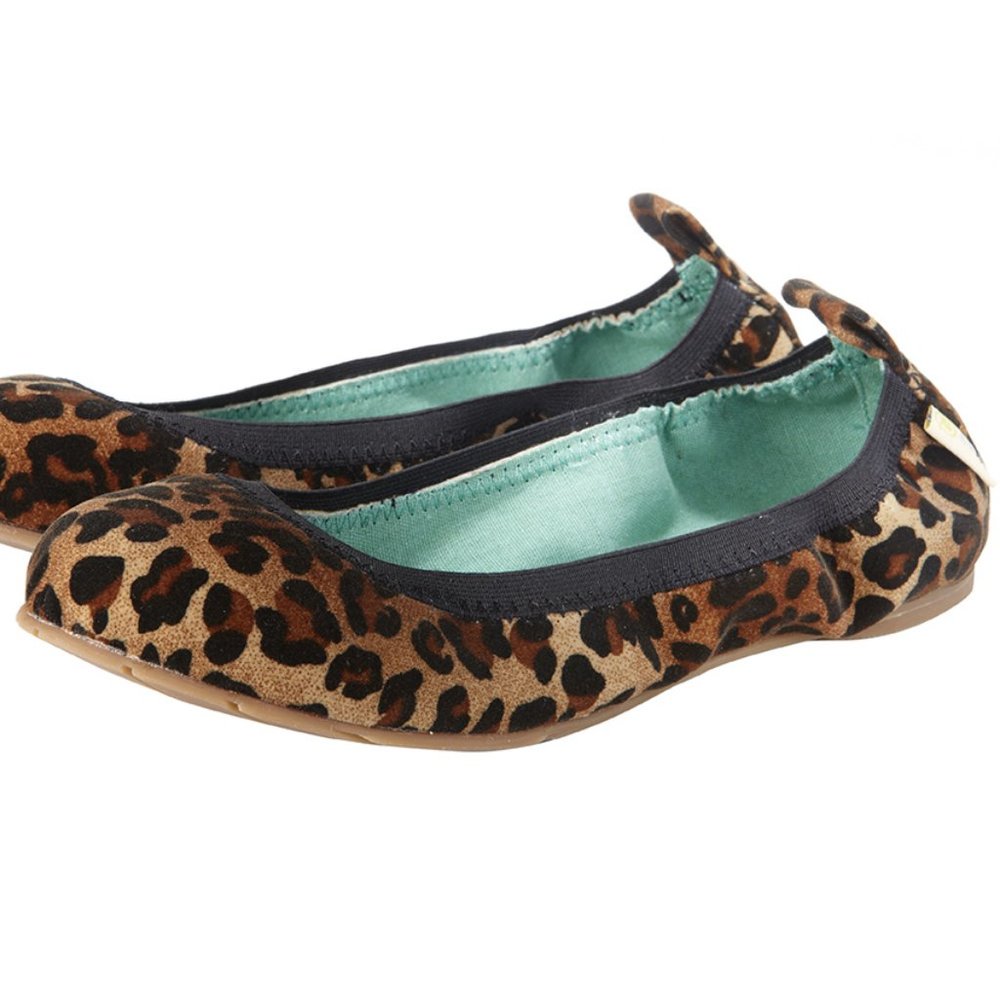 Leopard Print Ballerina Style Shoe